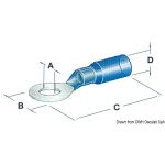 Occhioli stagni foro 4,3 mm blu