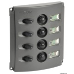 Pannello elettrico fusibili automatici doppio LED