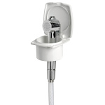 Box doccia New Edge bianco tubo PVC 2,5 m