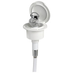 Doccia Classic Evo bianca tubo PVC 2,5 m  in piano