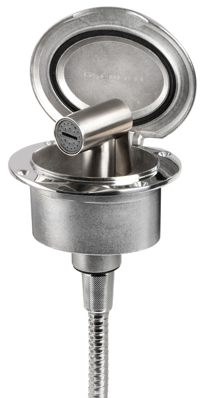15.303.30-31_New2020.jpg Box Elissa inox con doccia Tiger tubo Inox 4 m - immagine 1