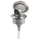 Box Elissa inox con doccia tubo PVC 4 m