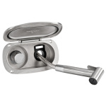 Box doccia Elissa inox-doccia Tiger tubo nylon2,5m