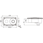 Box doccia Elissa inox-doccia Keji tubo inox 2,5m - immagine 2