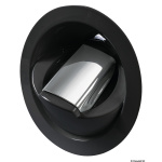 Doccia Saturn solo fredda base verticale nera