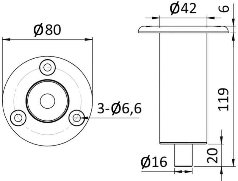 15.480.20_disA.jpg Basetta inox a incasso per 15.480.xx - immagine 1