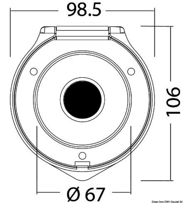 15.900.17_dis.jpg Box e coperchio Classic foro posteriore - immagine 1