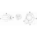 Aspiratore professionale a parete 12 V 19 A - immagine 2
