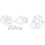 Aspiratore staffa 12 V 11,5 A - immagine 2