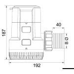 Pompa di sentina ad immersione G4700new 12 V - immagine 4