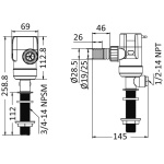 Pompa aeratrice Europump Next Gen 12V in linea - immagine 2