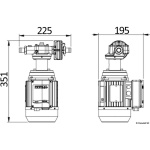 Pompa autoadescante per sistemi AC 230V 50Hz 22 l/min - immagine 2