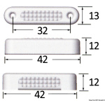 Luce cortesia Attwood 4 Led verticale - immagine 3