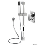 Saliscendi doccia con misc.Square V.2 tubo in PVC