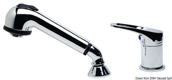 17.016.00.jpg Miscelatore monocomando + doccia estraibile - immagine 1