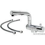 Miscelatore doppio snodo abbattibile