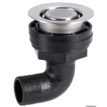scarico inox con filtro 90°