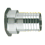 Portagomma inox femmina 3/8" x 15 mm