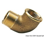Gomito 90° ottone maschio/femmina 3/4"