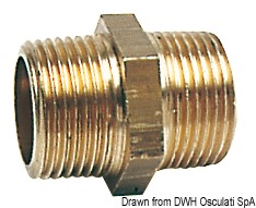 4.0.2 Nipple ottone doppio 3/8" - immagine 1