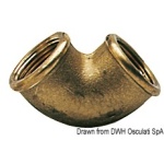 Gomito 90° ottone femina/femmina 3/8"