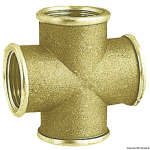 Raccordo croce ottone femmina 1" 1/2