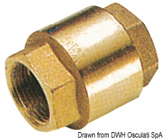 4.2.7 Valvola ritegno ottone 1" 1/2 - immagine 1