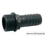 Portagomma PP maschio 1"1/4 x 38 mm