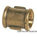 Manicotto ottone femmina/femmina 3/8"