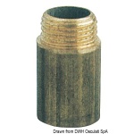 Prolunga ottone maschio/femmina 3/8" x 20 mm
