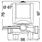 Elettrorubinetto carburante 24 V - immagine 2