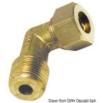 Raccordo 90° maschio 10 mm x 1/4"