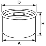 Filtro aria Yanmar 2-3 GM-3Y - immagine 2