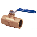 Valvola a sfera F-F in bronzo passaggio tot. 1/2"