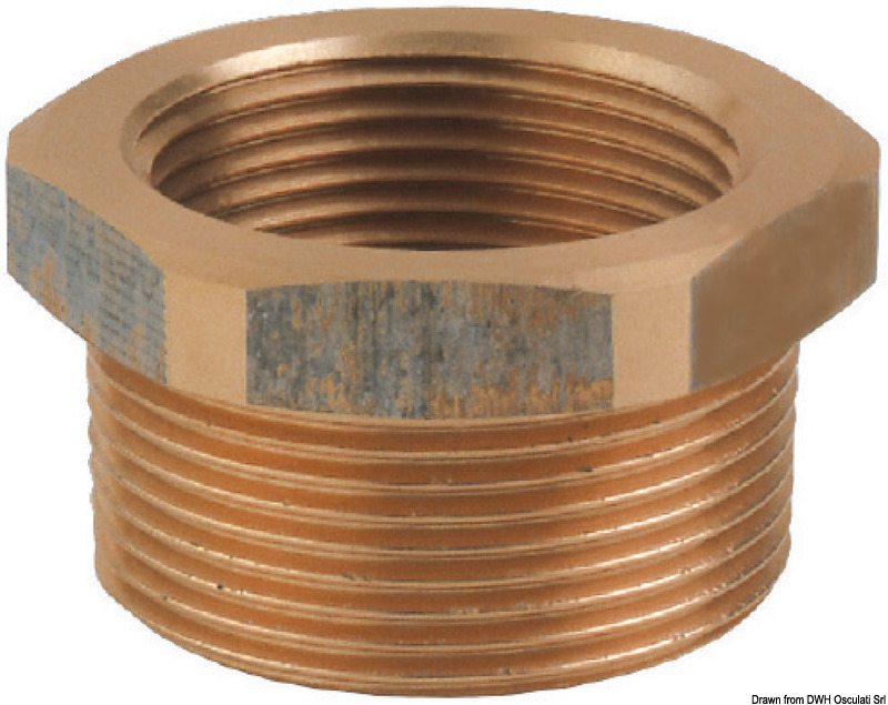 17.563.xx_.jpg Riduzione in bronzo M-F da 1" x 3/4" - immagine 1