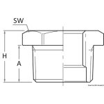 Riduzione in bronzo M-F da 1" x 3/4" - immagine 3