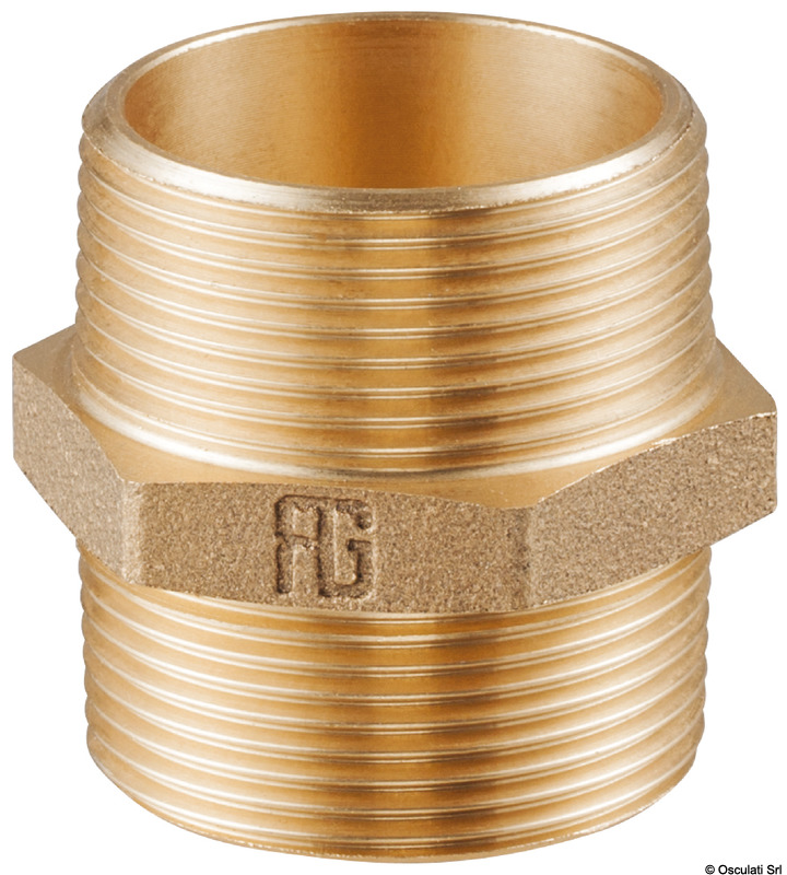 17.565.XX_.jpg Niples doppio in bronzo M-M 2" - immagine 1