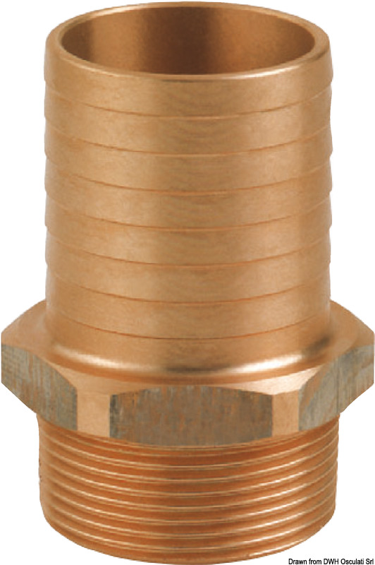 17.568.xx_.jpg Portagomma maschio in bronzo 1"1/2 x 50 - immagine 1