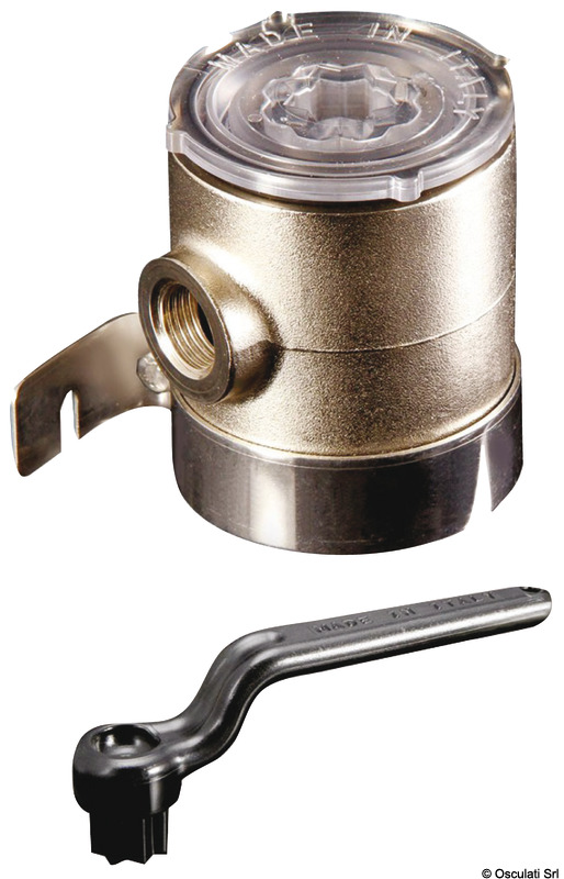 17.694.02-03_A.jpg Filtro acqua ottone cromato 1/2" - immagine 1