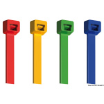 Fascette colorate 4,8X200 mm verdi