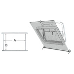 Tendina oscurante bianca 360 x 400 mm - immagine 2