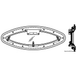 Oblò ellittico Bomar Flagship 160 x 425 mm - immagine 3