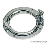 Oblò tondo ottone cromato 200 mm