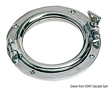 4.0.2 Oblò tondo ottone cromato 150 mm - immagine 1