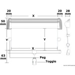 Tenda HatchShade 679x700 W - immagine 2