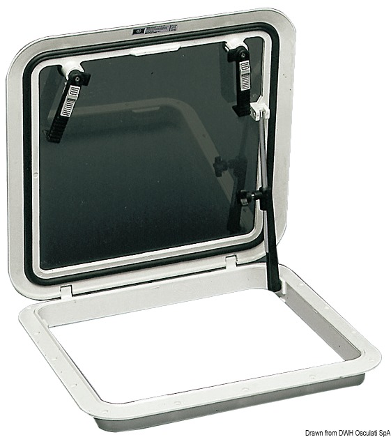 4.0.2 Passouomo Bomar Flushdeck nero 570 x 570 mm - immagine 1