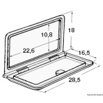 Vano portaoggetti 285 x 180 x 260 mm con serratura - immagine 2