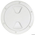 Tappo ispezione a vite bianco 102 mm