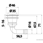Sfiato inox 90° incassato - immagine 2