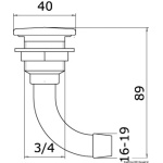 Sfiato flush 90° 16 mm - immagine 2
